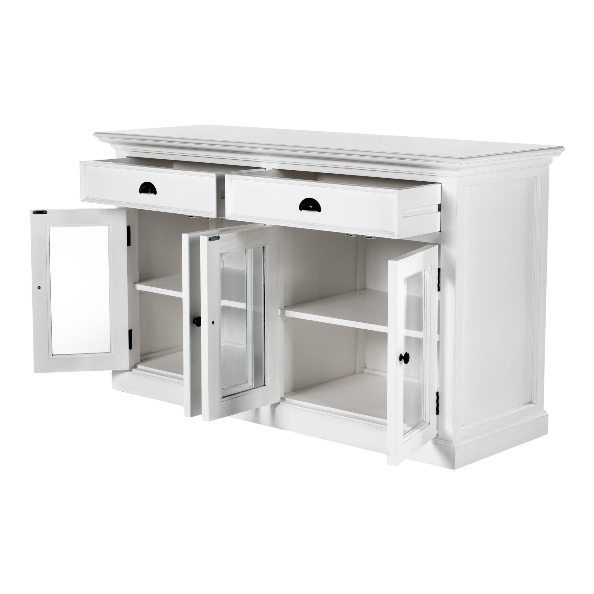 HomeRoots Classic White Small Buffet Table