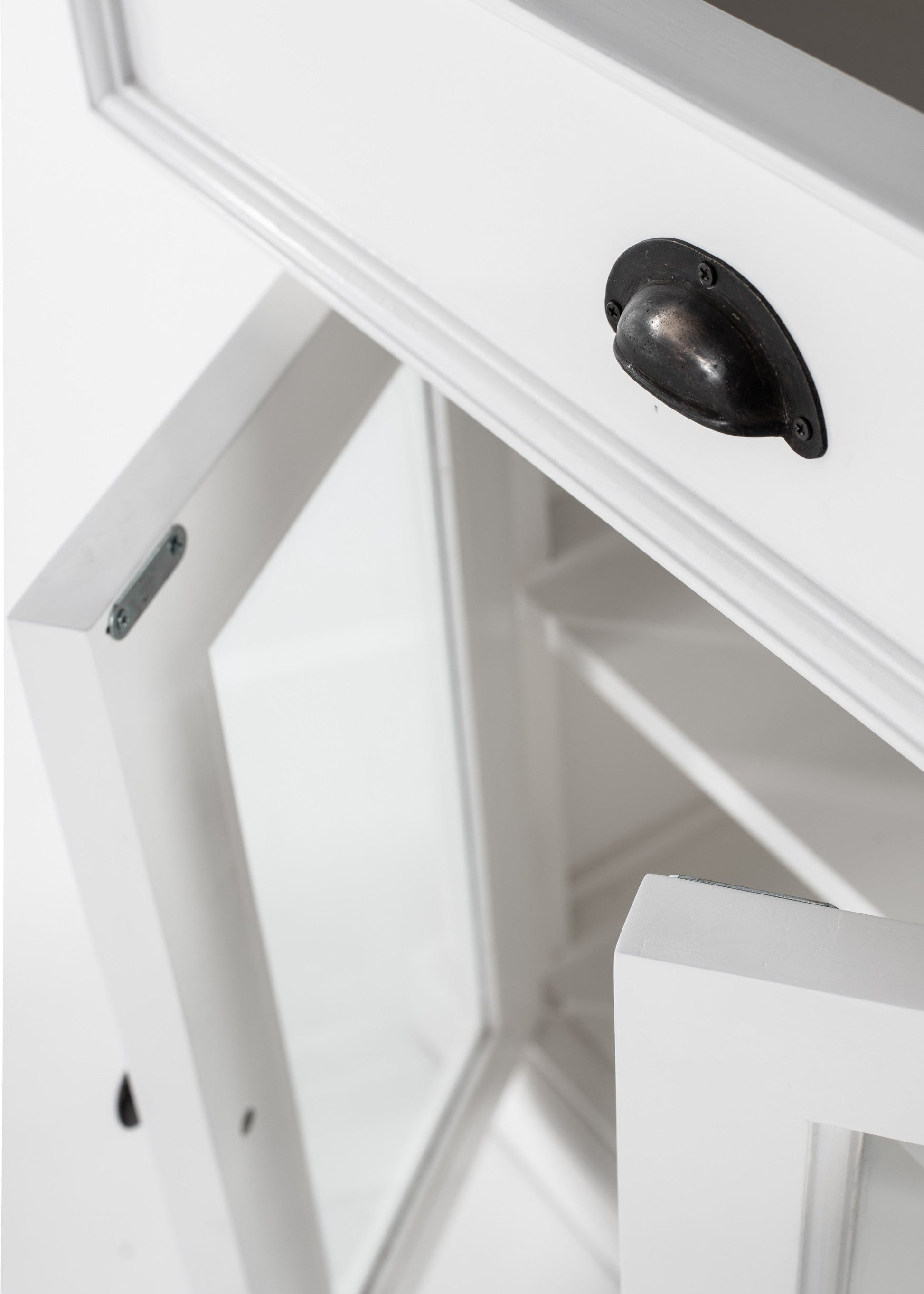 HomeRoots Classic White Small Buffet Table