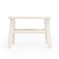 HomeRoots Classic White Step Stool