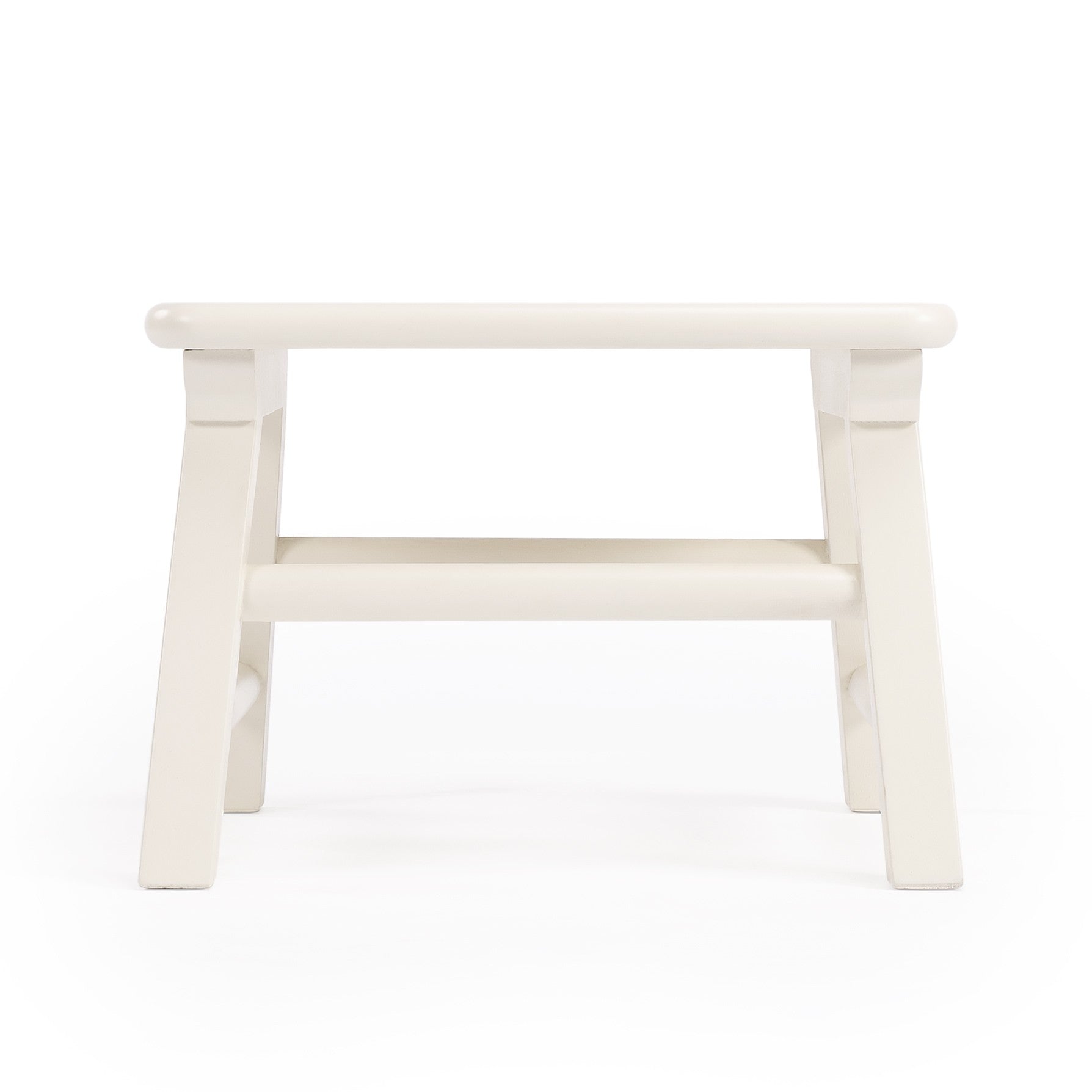 HomeRoots Classic White Step Stool