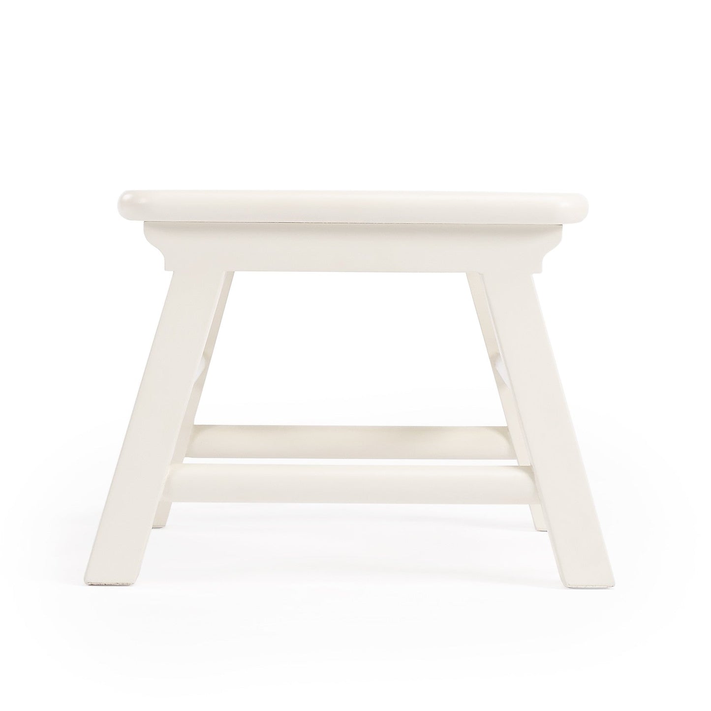 HomeRoots Classic White Step Stool