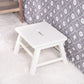 HomeRoots Classic White Step Stool
