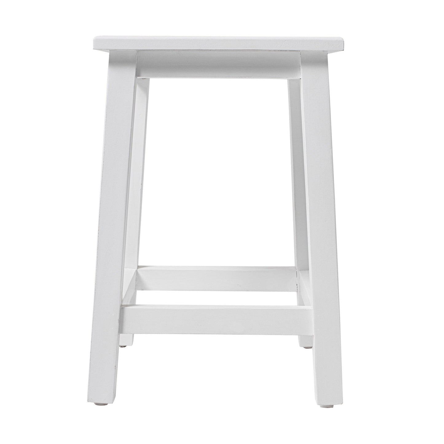 HomeRoots Classic White Stool