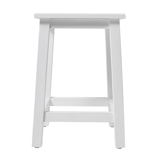 HomeRoots Classic White Stool
