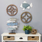 HomeRoots Coastal School of Fish Metal Tabletop