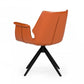 HomeRoots Cognac Faux Leather Dining Chair