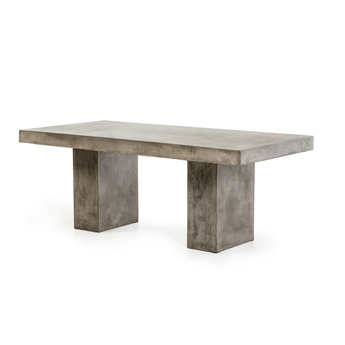 HomeRoots Concrete Dining Table In Dark Gray