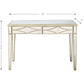 HomeRoots Console Mirror Table in Champagne Finish