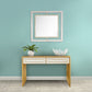 HomeRoots Console Table With Antiqued Gold Finish