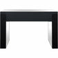 HomeRoots Console Table With Encrusted Crystal Finish