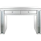 HomeRoots Console Table With Encrusted Crystal Finish