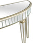 HomeRoots Console Table With Gold Accents