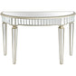 HomeRoots Console Table With Gold Accents