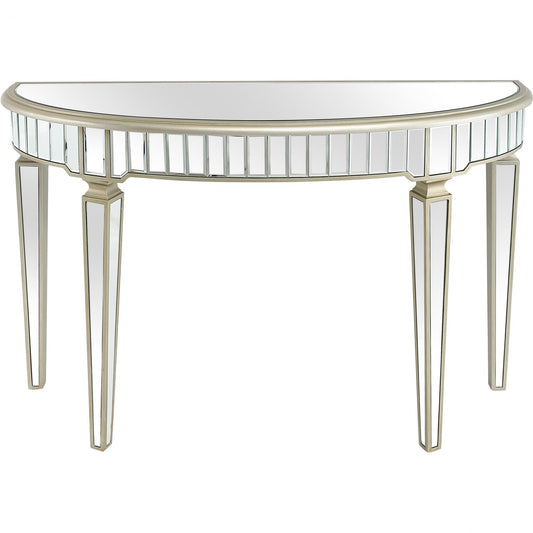 HomeRoots Console Table With Gold Accents