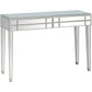 HomeRoots Console Table With Stainless Steel Finish