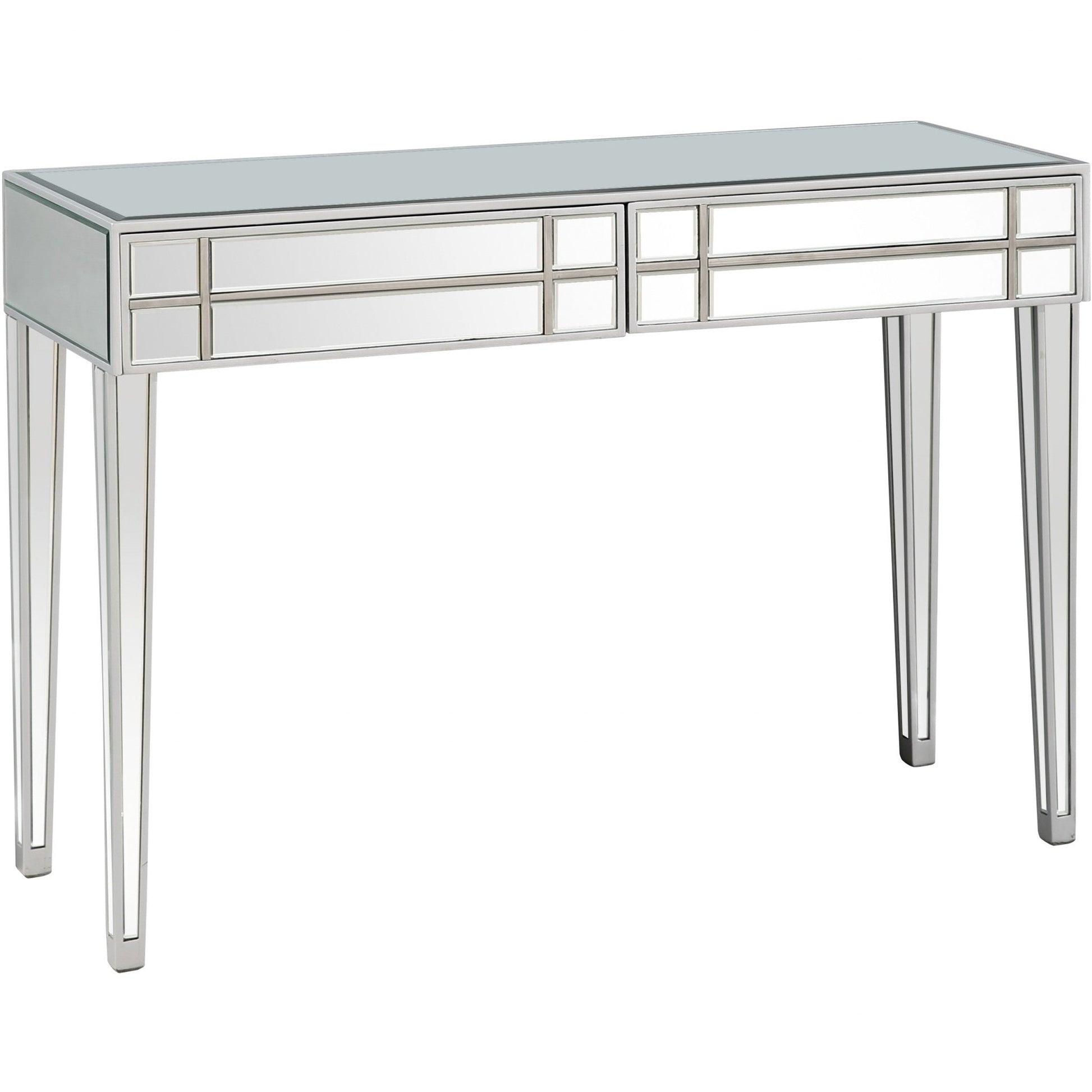 HomeRoots Console Table With Stainless Steel Finish