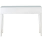 HomeRoots Console Table With Stainless Steel Finish