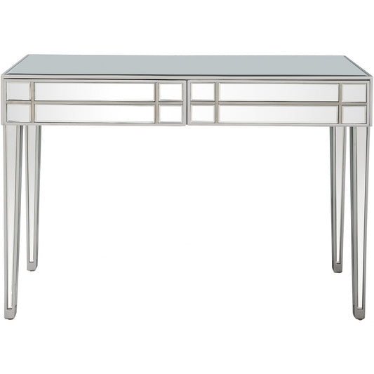 HomeRoots Console Table With Stainless Steel Finish