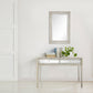 HomeRoots Console Table in Antiqued Silver Finish