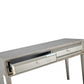 HomeRoots Console Table in Antiqued Silver Finish