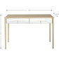 HomeRoots Console Table in Champagne Finish