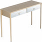 HomeRoots Console Table in Champagne Finish