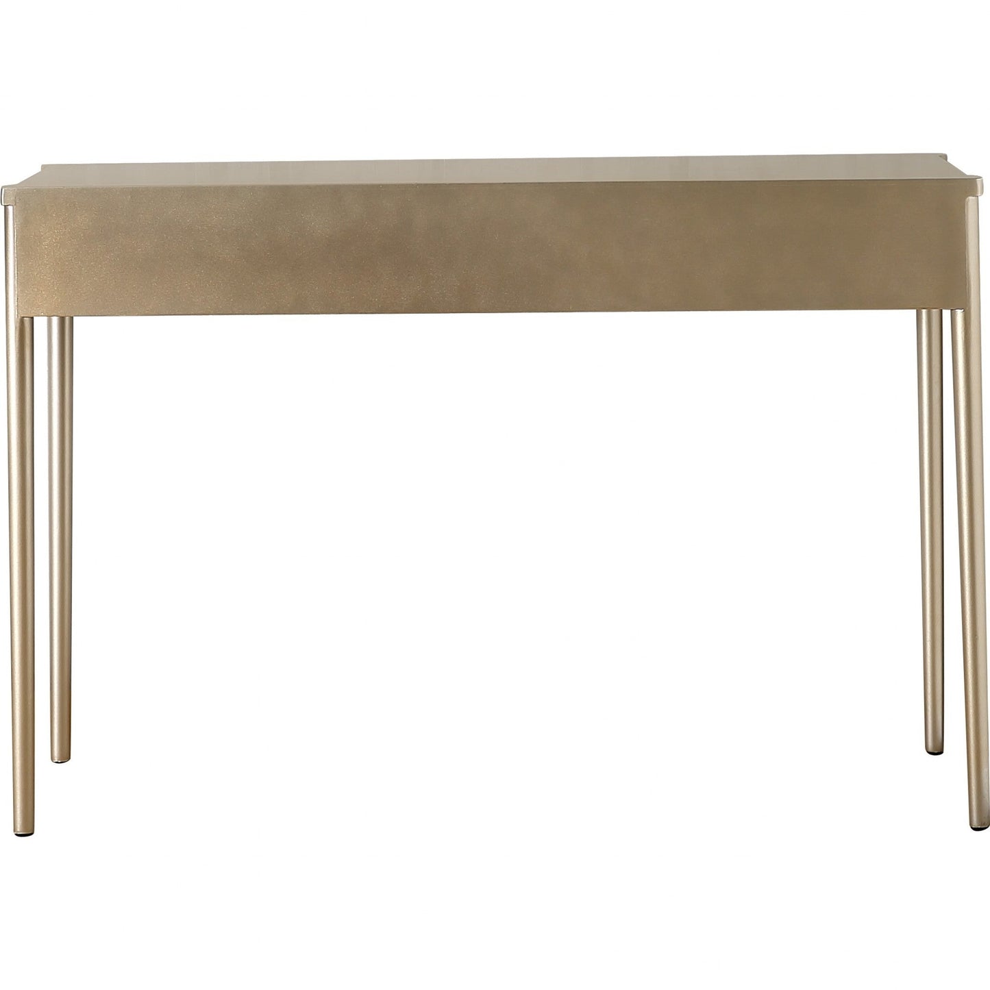 HomeRoots Console Table in Champagne Finish