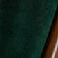 HomeRoots Contempo Dark Green and Walnut Velvet Dining Chair