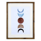 HomeRoots Contemporary Abstract Moon Wall Frame Decor