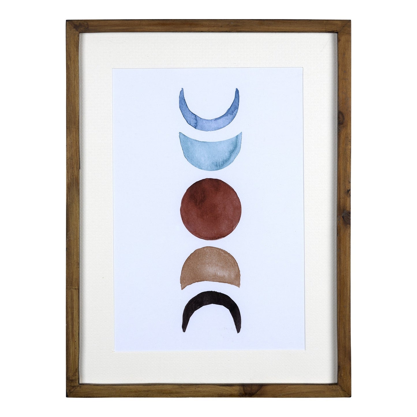 HomeRoots Contemporary Abstract Moon Wall Frame Decor