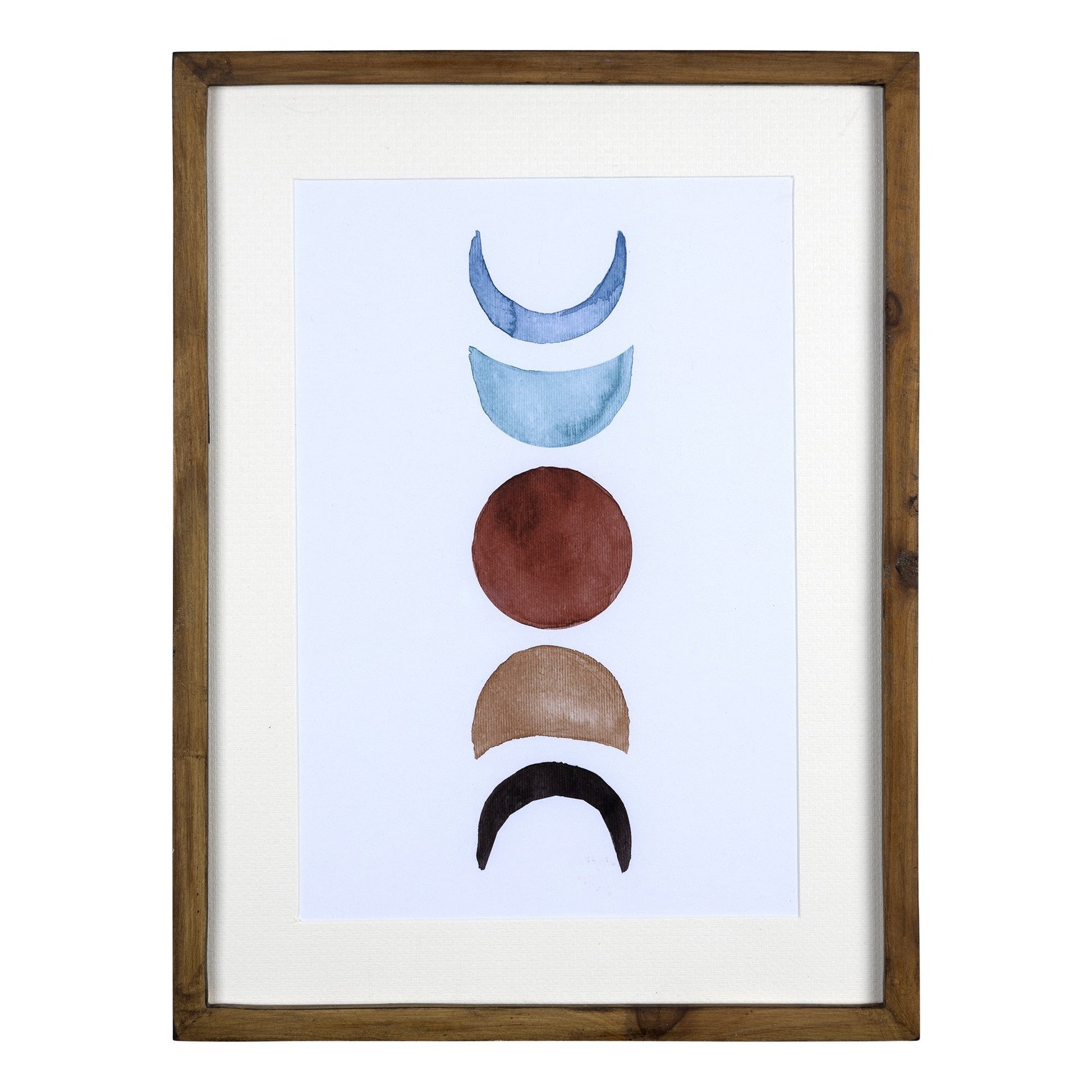 HomeRoots Contemporary Abstract Moon Wall Frame Decor