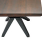 HomeRoots Contemporary Dark Acacia Black Inverted Frame End or Side table