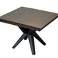 HomeRoots Contemporary Dark Acacia Black Inverted Frame End or Side table