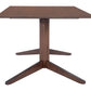 HomeRoots Contemporary Dark Brown Wooden Dining Table