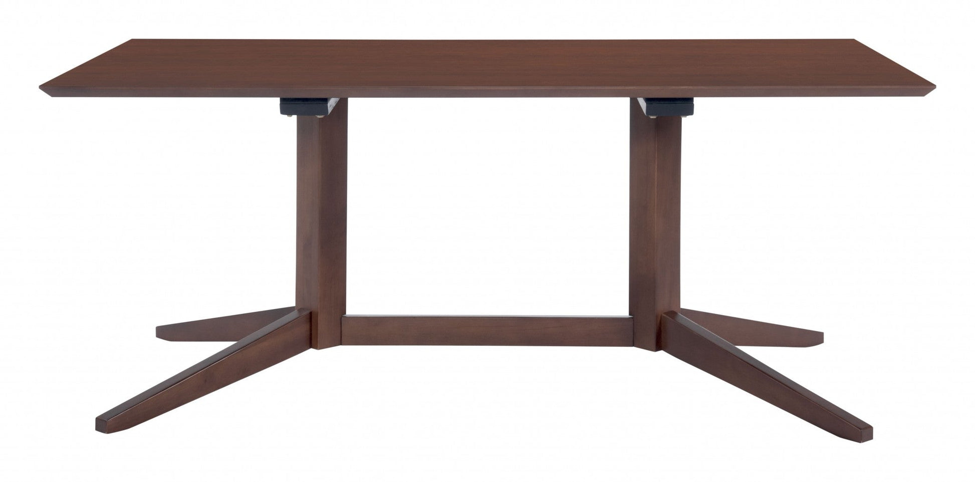 HomeRoots Contemporary Dark Brown Wooden Dining Table