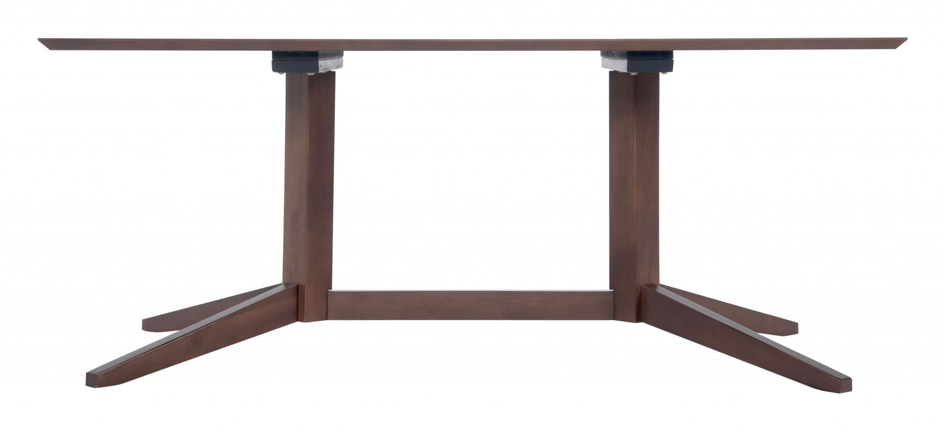 HomeRoots Contemporary Dark Brown Wooden Dining Table