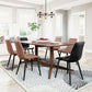 HomeRoots Contemporary Dark Brown Wooden Dining Table