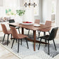 HomeRoots Contemporary Dark Brown Wooden Dining Table