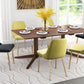 HomeRoots Contemporary Dark Brown Wooden Dining Table
