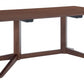 HomeRoots Contemporary Dark Brown Wooden Dining Table