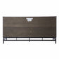 HomeRoots Contemporary Grid Lines Three Door Accent Cabinet
