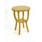 HomeRoots Country Cottage Style Wooden Stool In Yellow