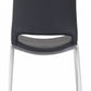 HomeRoots Cradle White Faux Leather Side or Dining Chairs in Set of 2