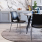 HomeRoots Cradle White Faux Leather Side or Dining Chairs in Set of 2