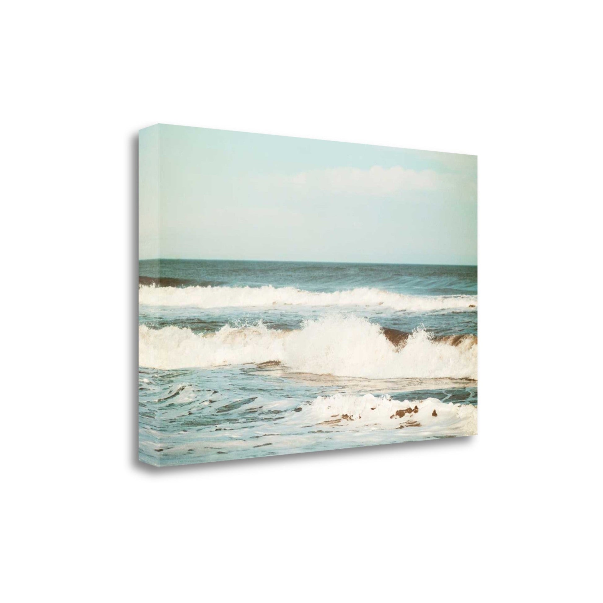 HomeRoots Crashing Ocean Waves 3 Giclee Wrap Canvas Wall Art