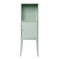HomeRoots Crosshatch Accent Storage Cabinet in Pale Green Finish