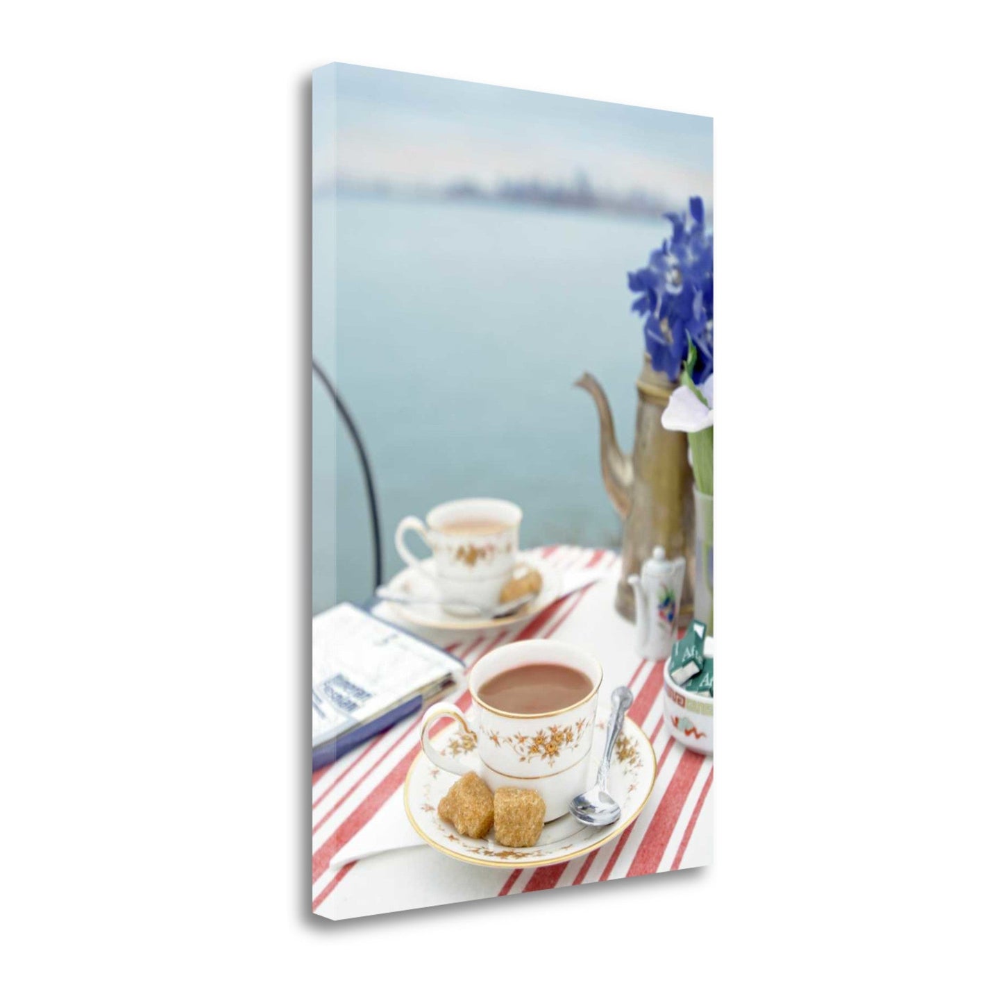 HomeRoots Cup of Coffee 1 For Two Giclee Wrap Canvas Wall Art