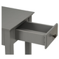HomeRoots Cutie Compact Single Drawer End Table in Gray Finish