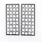 HomeRoots Dark Bronze Finish Mirrored Metal Wall Plaque Set