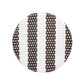 HomeRoots Dark Brown And White Rattan Counter Stool
